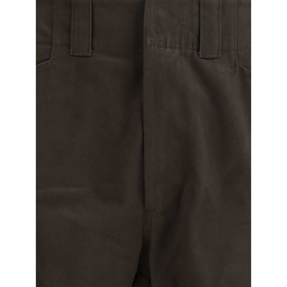 GR10K Brown Cotton Cargo Pants | Regal Royce
