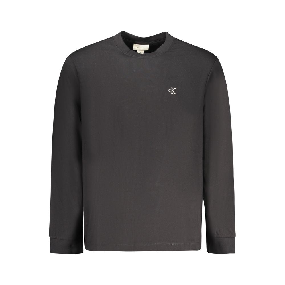 Calvin Klein Black Cotton Men T-Shirt | Regal Royce