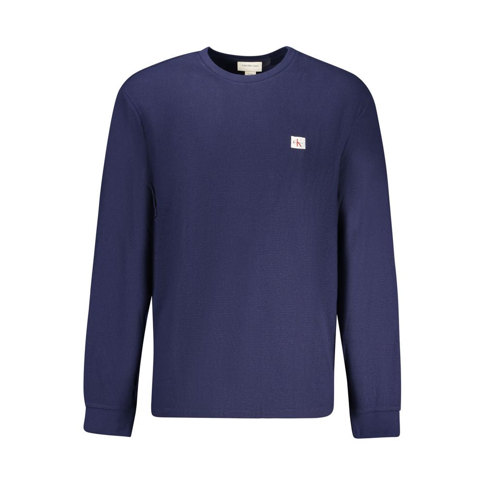 Calvin Klein Blu Cotton Mens Sweater | Regal Royce