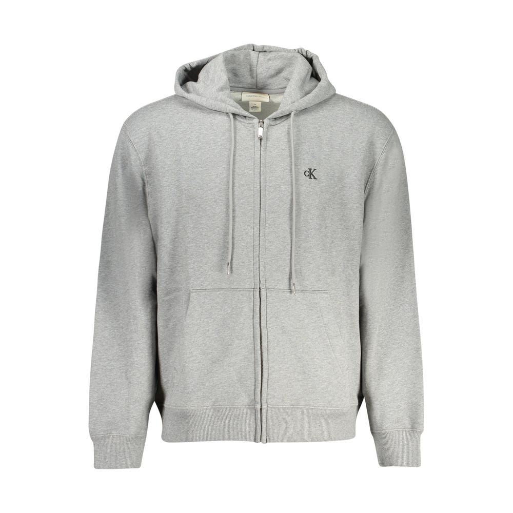 Calvin Klein Grigio Cotton Men Sweatshirt | Regal Royce