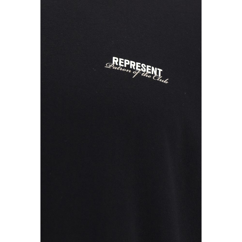 Represent Black Cotton T-Shirt | Regal Royce