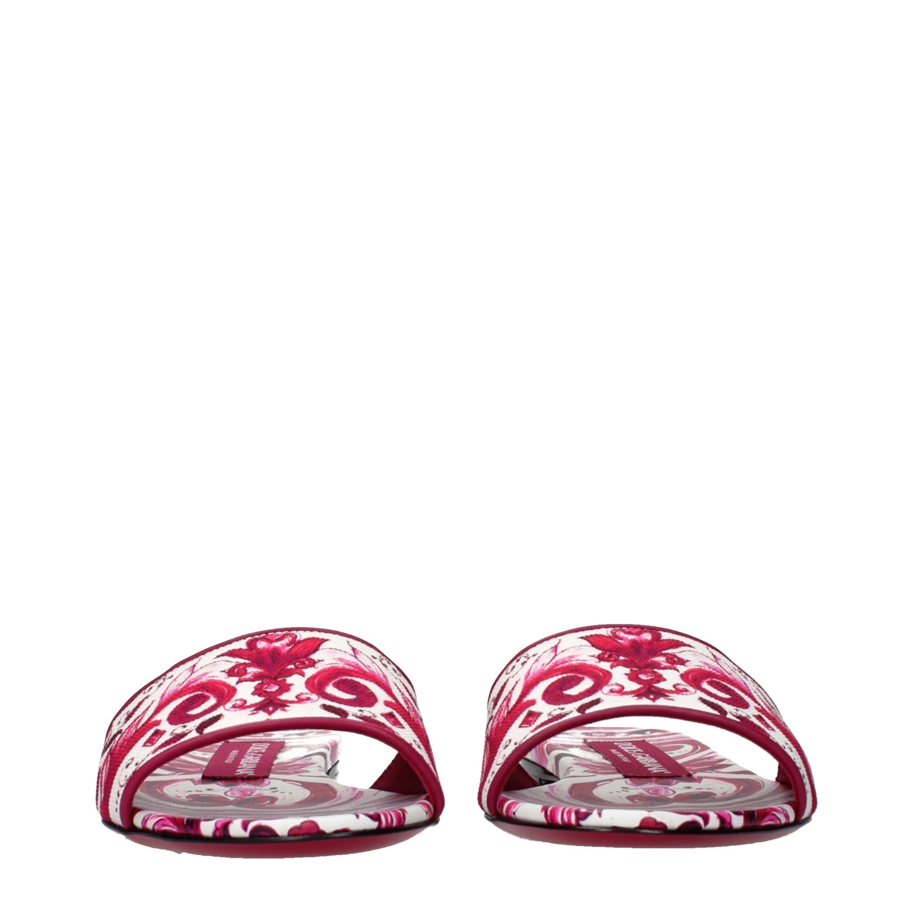 Dolce & Gabbana Pink Fabric Slippers | Regal Royce