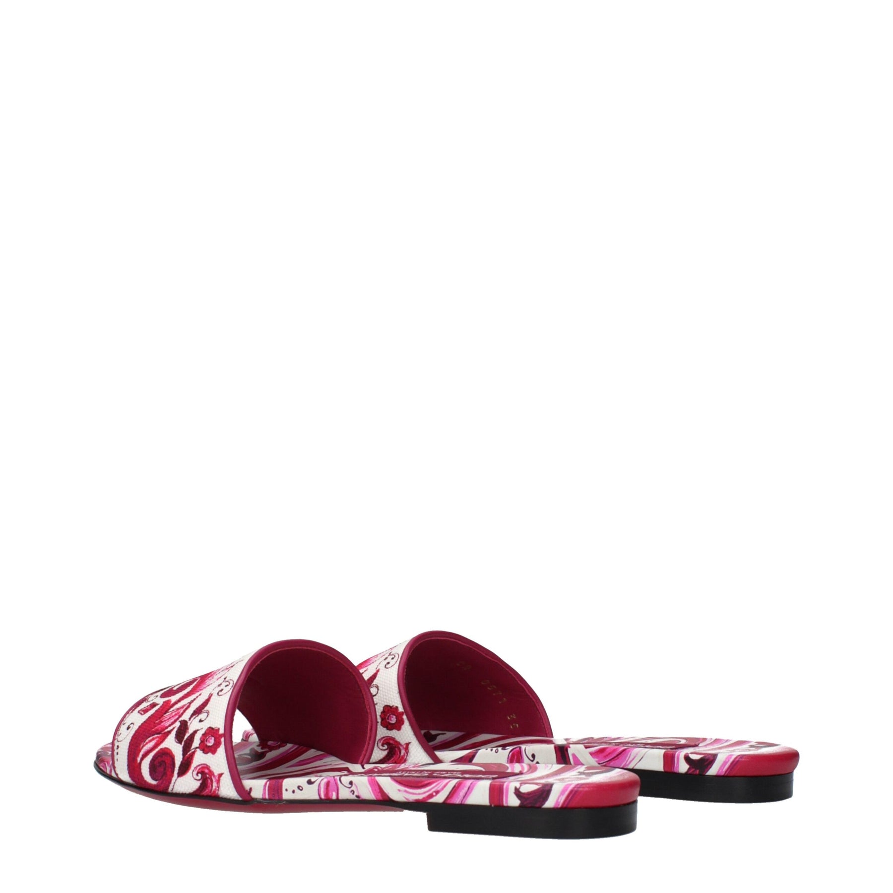 Dolce & Gabbana Pink Fabric Slippers | Regal Royce