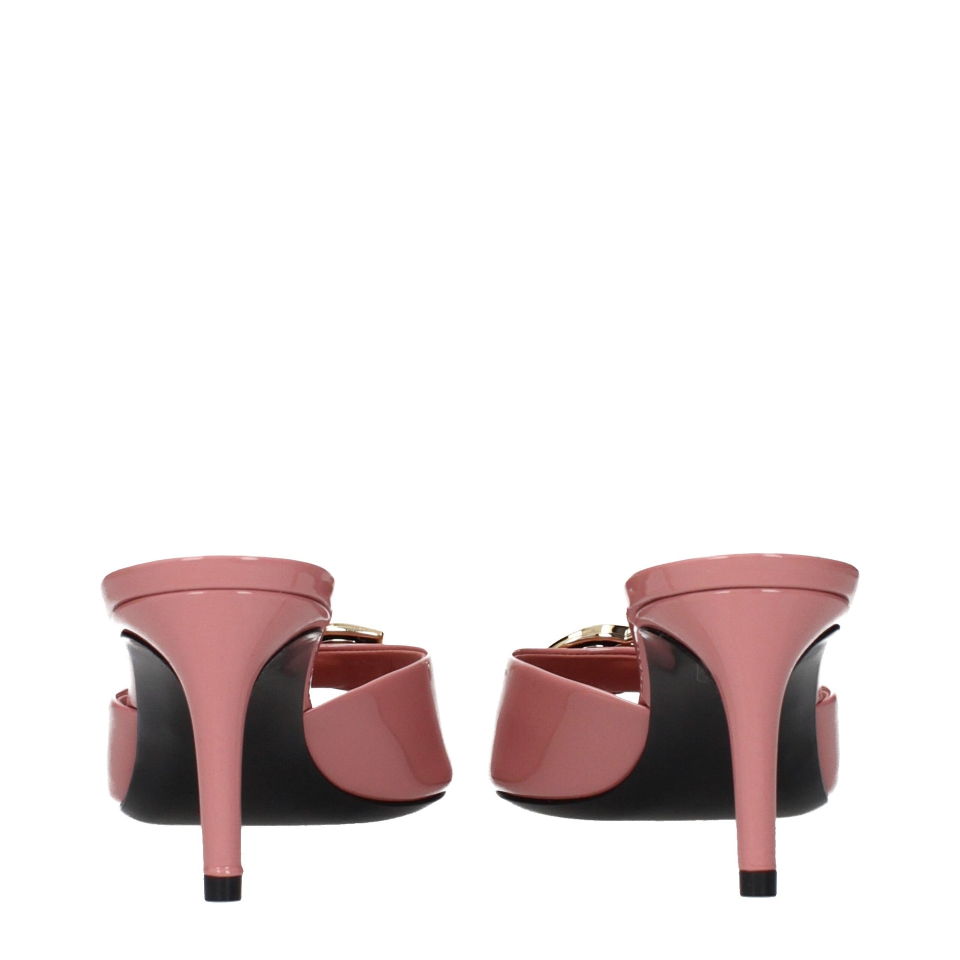 Dolce & Gabbana Pink Leather Stiletto Heel Sandals | Regal Royce