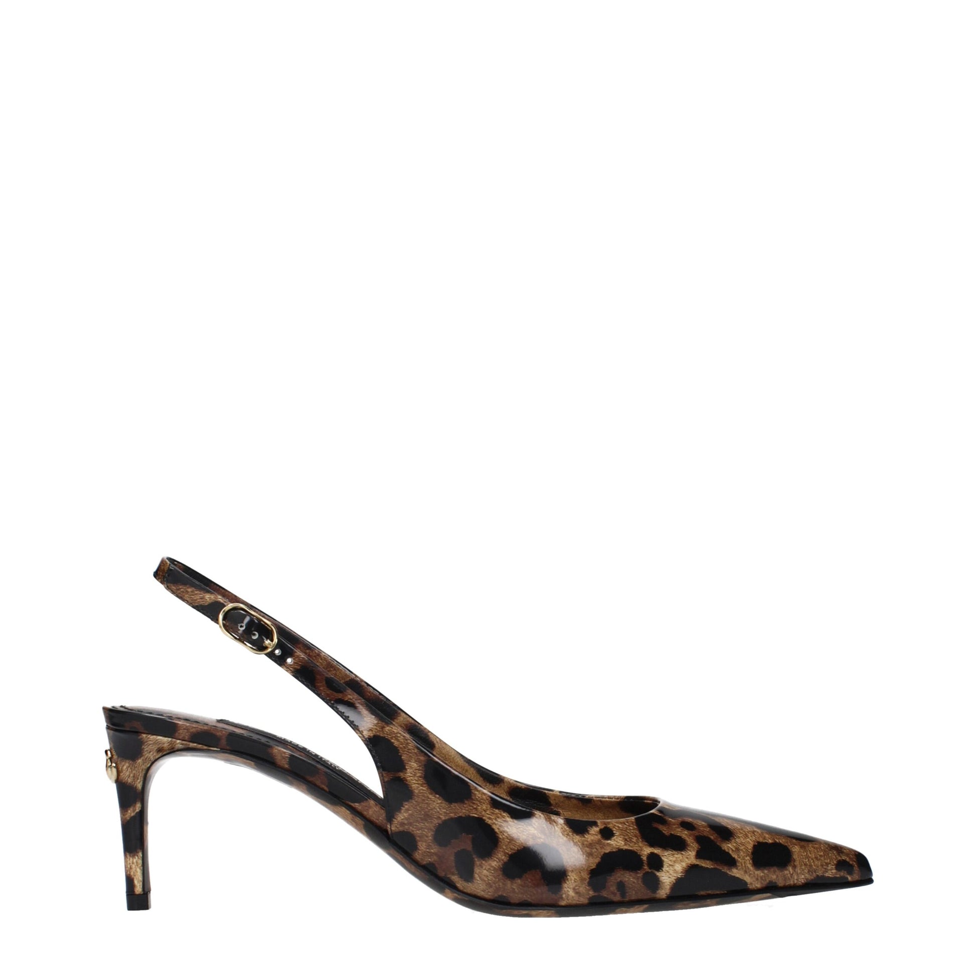 Dolce & Gabbana Brown Leather Stiletto Heel Sandals | Regal Royce