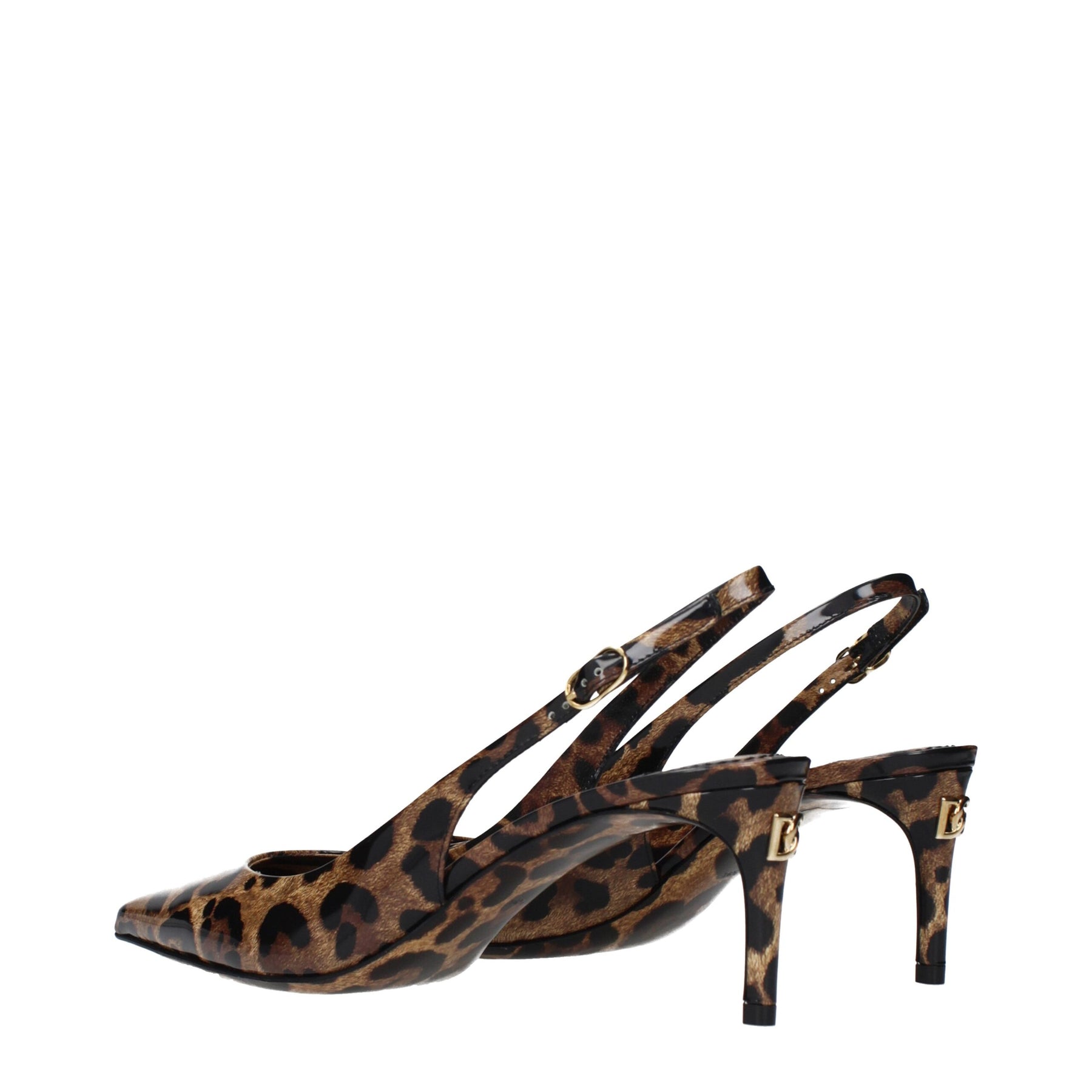 Dolce & Gabbana Brown Leather Stiletto Heel Sandals | Regal Royce