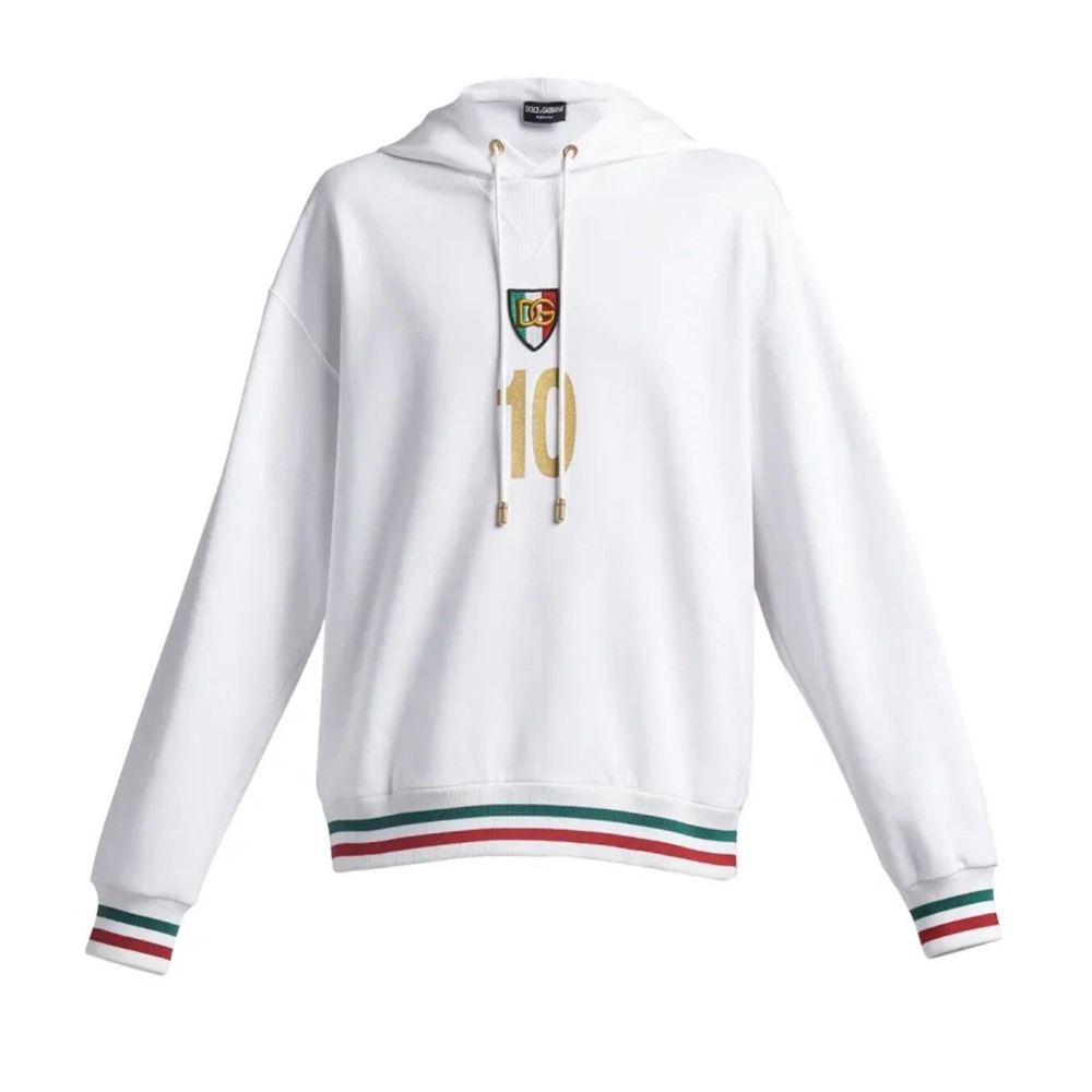Dolce & Gabbana White Cotton Sweatshirt