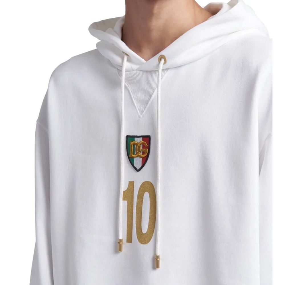 Dolce & Gabbana White Cotton Sweatshirt