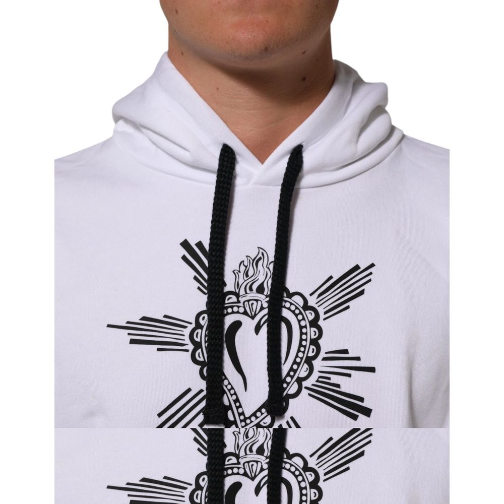 Dolce & Gabbana White Cotton Sweatshirt