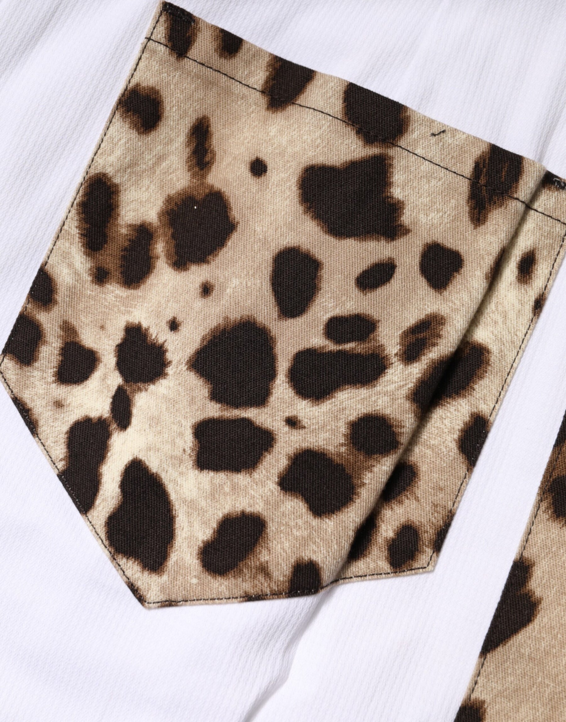 Dolce & Gabbana White Cotton High Waist Bermuda Mini Shorts | Regal Royce