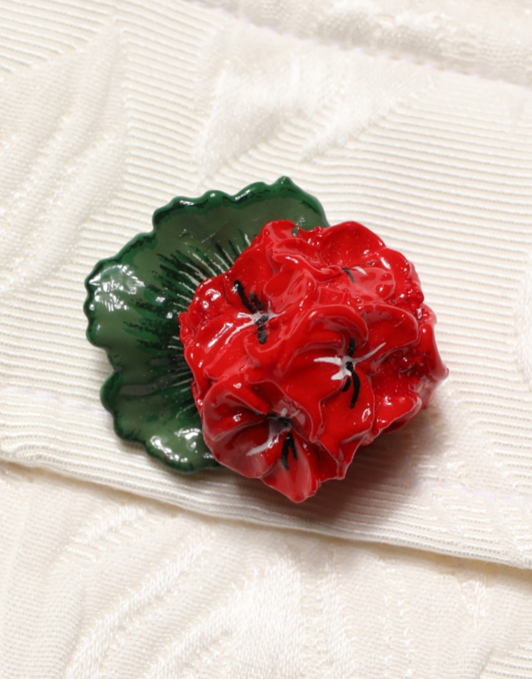 Dolce & Gabbana White Floral Brocade High Waist Mini Skirt | Regal Royce