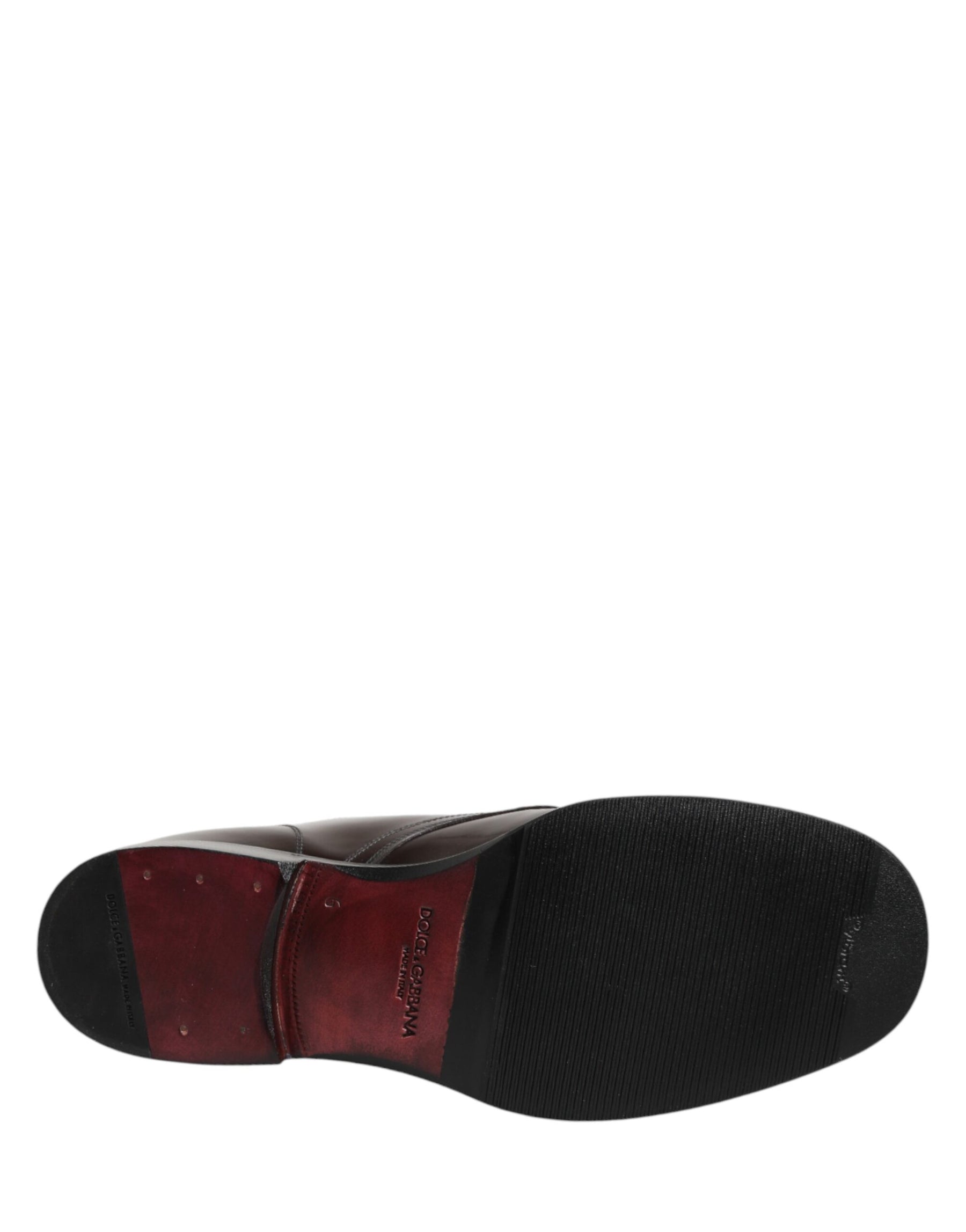 Dolce & Gabbana Black Leather Lace Up Mid Calf Boots Shoes | Regal Royce