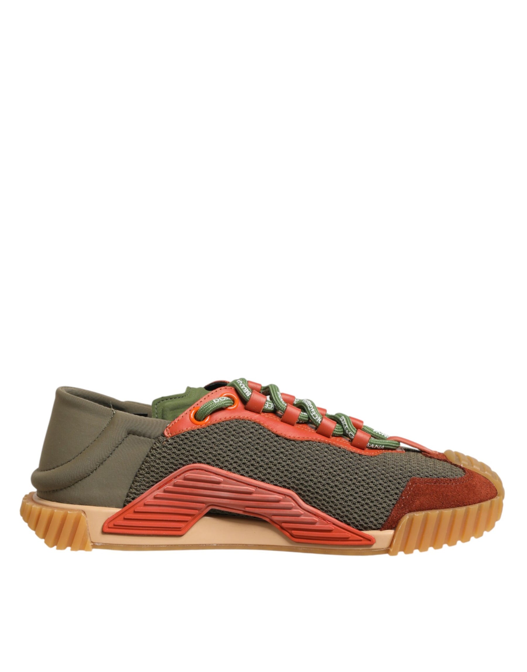 Dolce & Gabbana Multicolor Lace Up Low Top NS1 Sneakers Shoes | Regal Royce