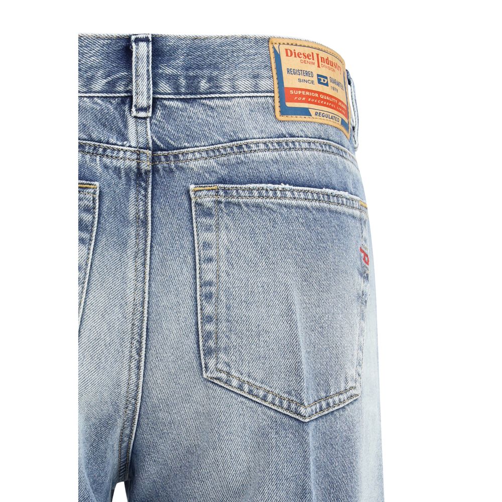 Diesel Light Blue Cotton Bootcut Jeans | Regal Royce