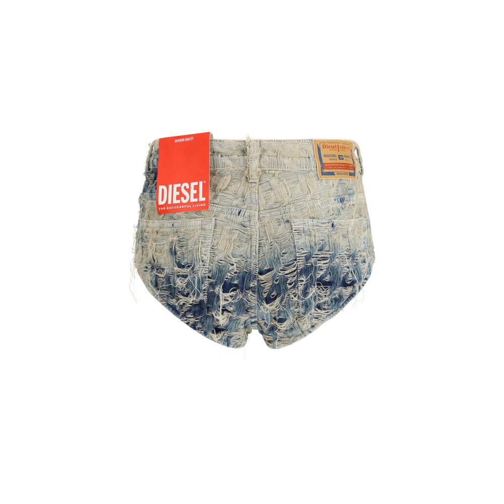 Diesel Light Blue Cotton Bermuda Shorts | Regal Royce