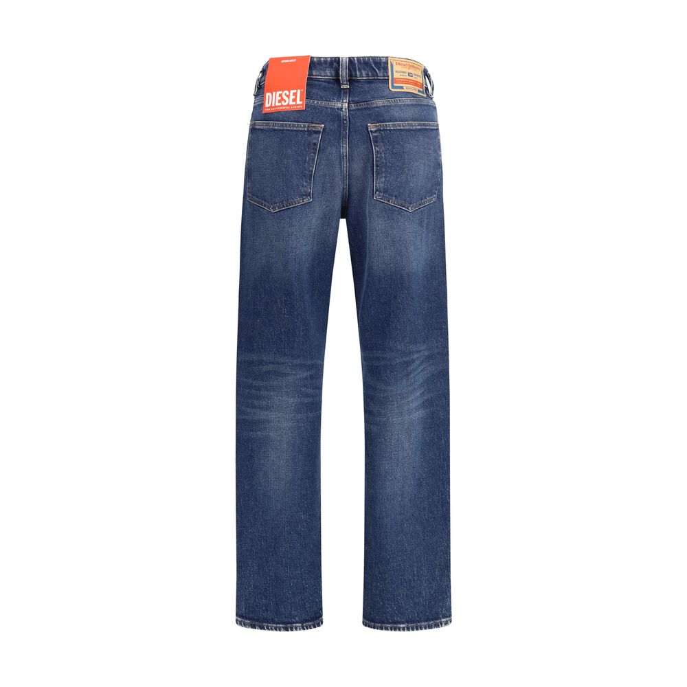 Diesel Blue Cotton Straight-Leg Jeans | Regal Royce
