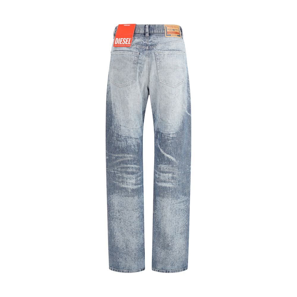 Diesel Blue Cotton Straight-Leg Jeans | Regal Royce
