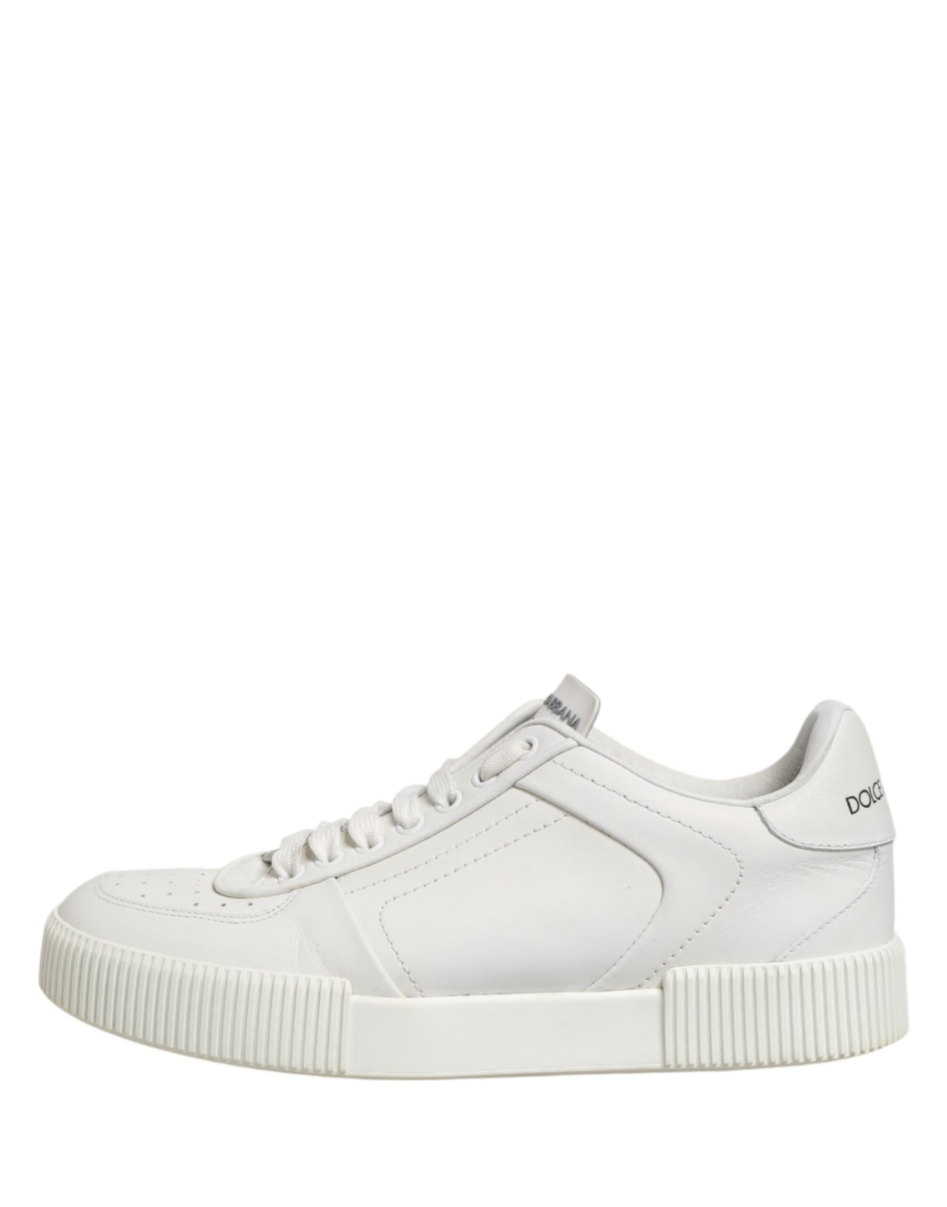 Dolce & Gabbana White MIAMI Calf Low Top Men Sneakers  Shoes | Regal Royce