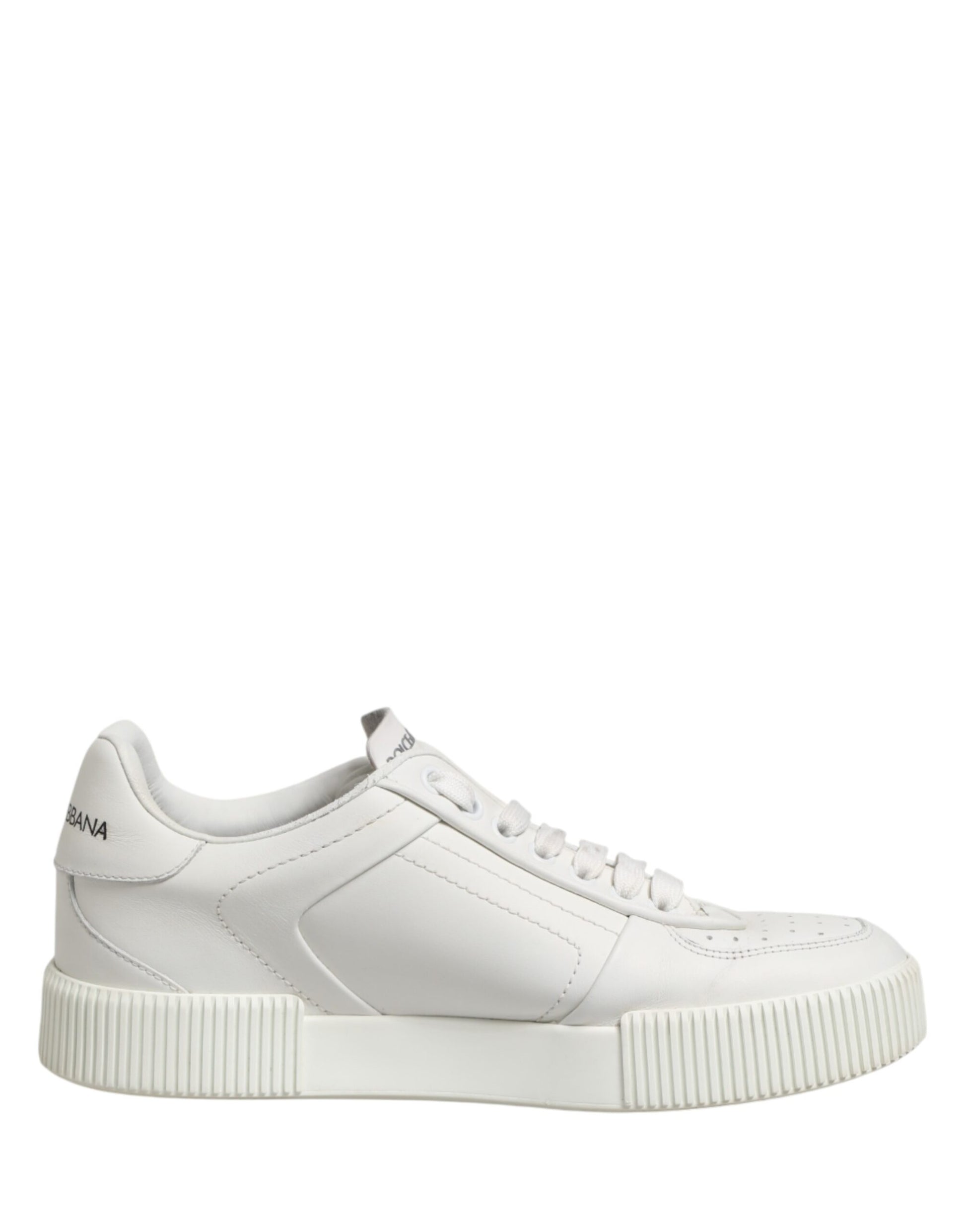 Dolce & Gabbana White MIAMI Calf Low Top Men Sneakers  Shoes | Regal Royce