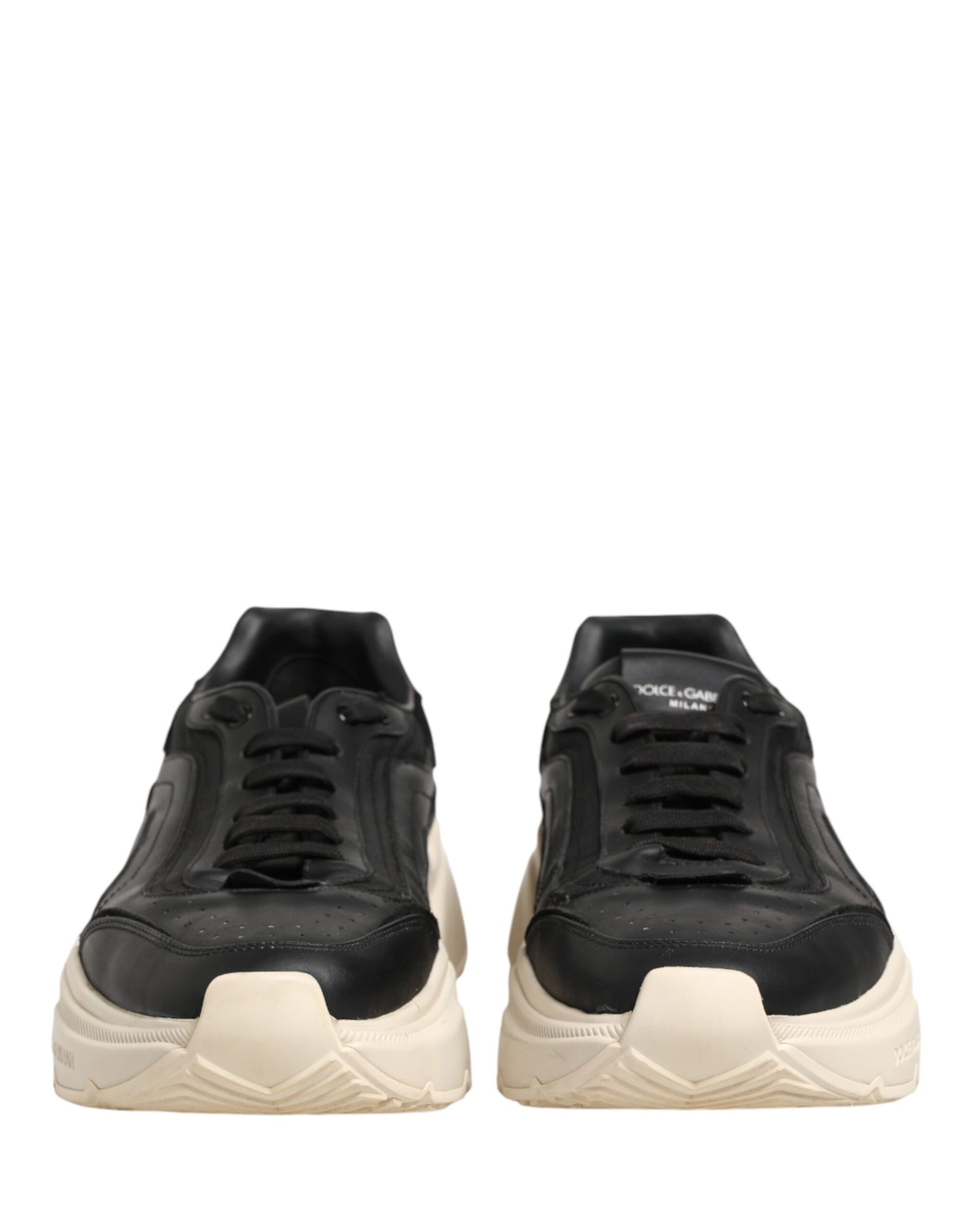 Dolce & Gabbana Black White Daymaster Low Top Sneakers Shoes | Regal Royce