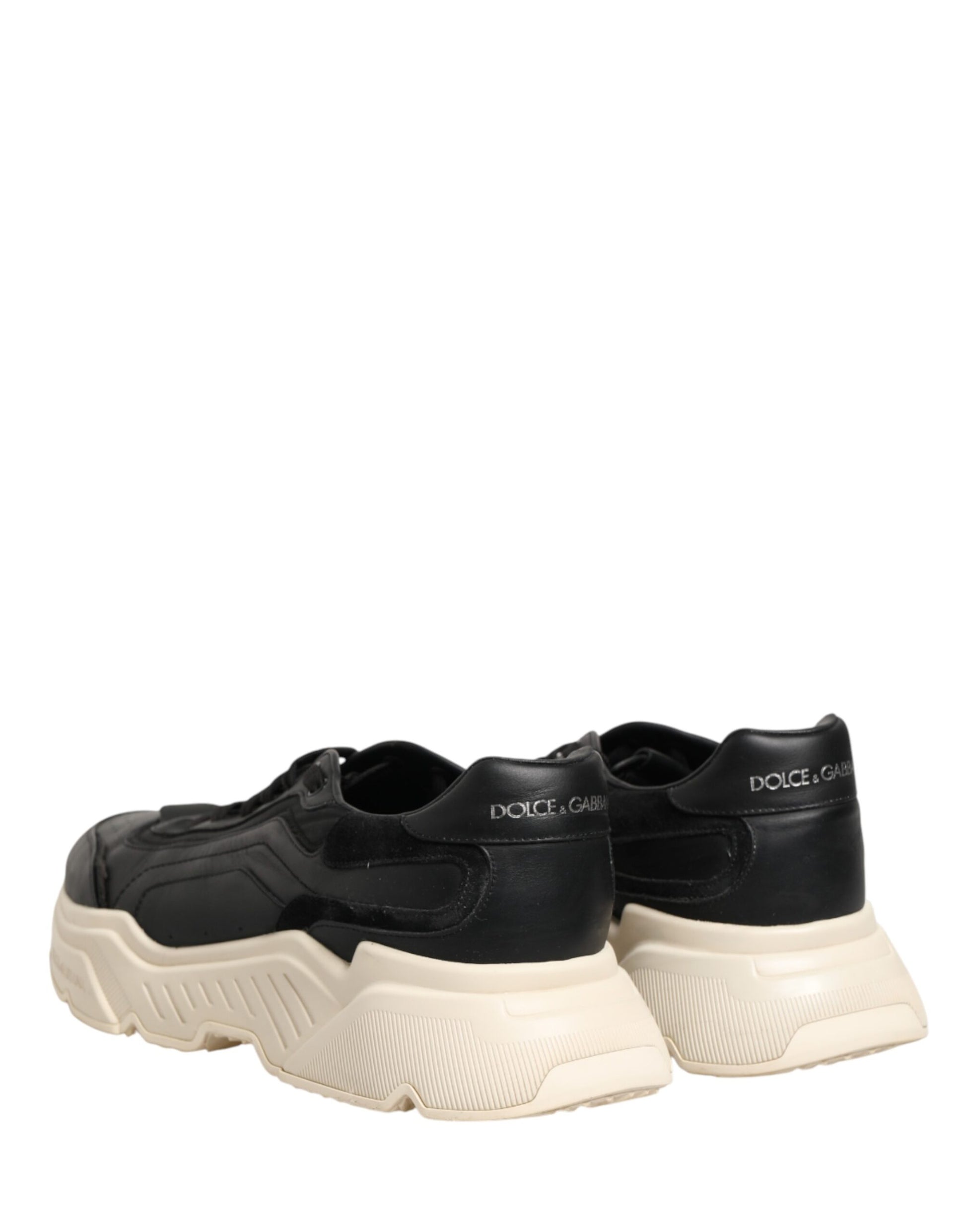 Dolce & Gabbana Black White Daymaster Low Top Sneakers Shoes | Regal Royce