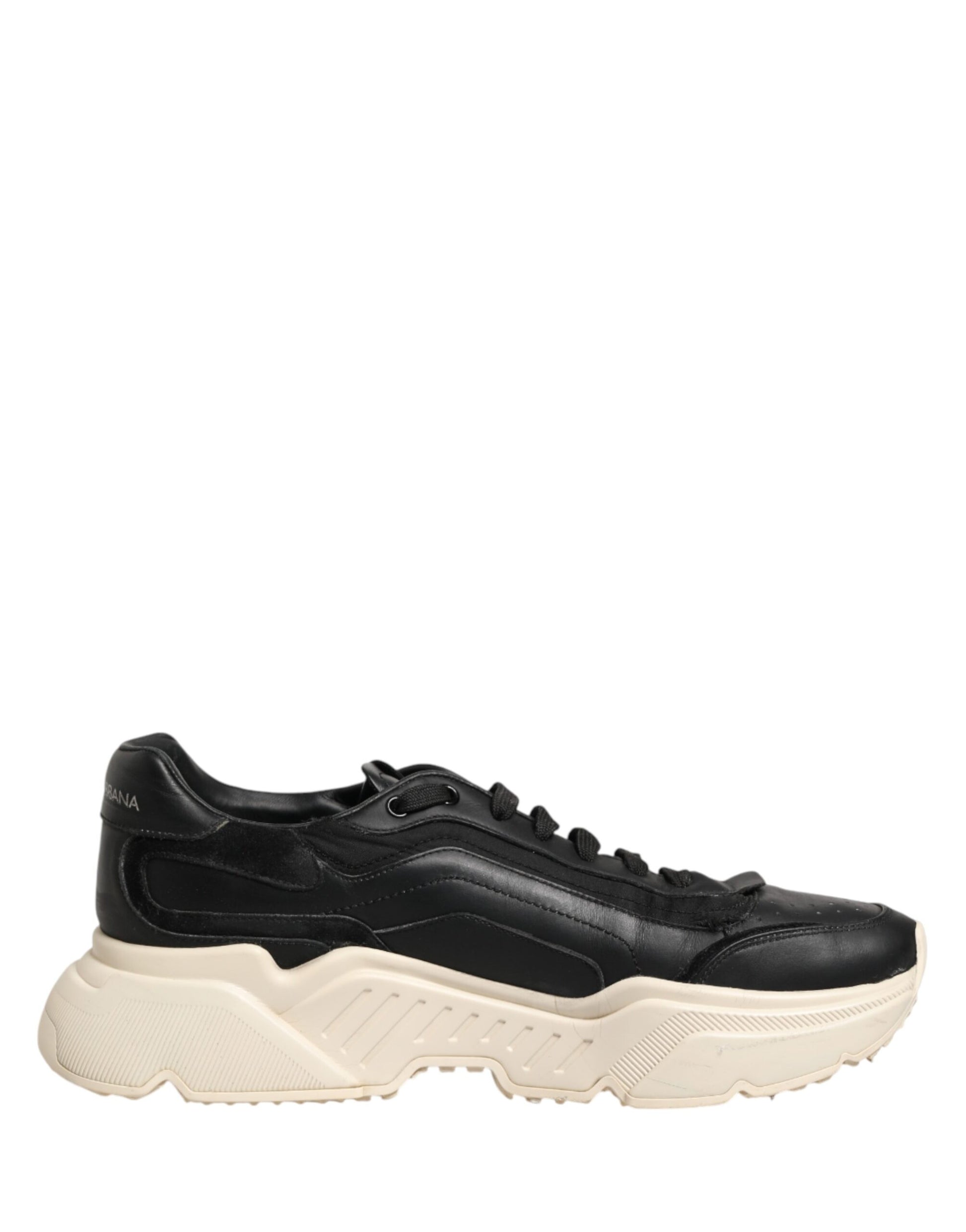 Dolce & Gabbana Black White Daymaster Low Top Sneakers Shoes | Regal Royce