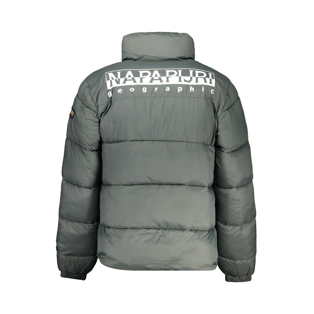 Napapijri Verde Poliammide Mens Jacket | Regal Royce