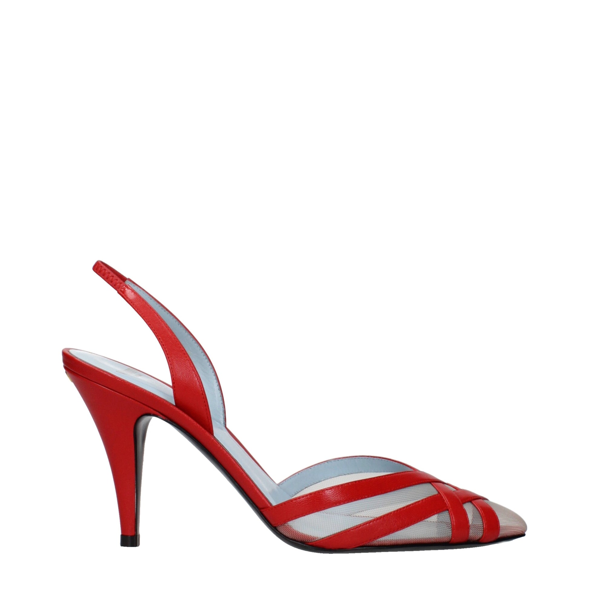Valentino Garavani Red Leather Stiletto Heel Sandals | Regal Royce