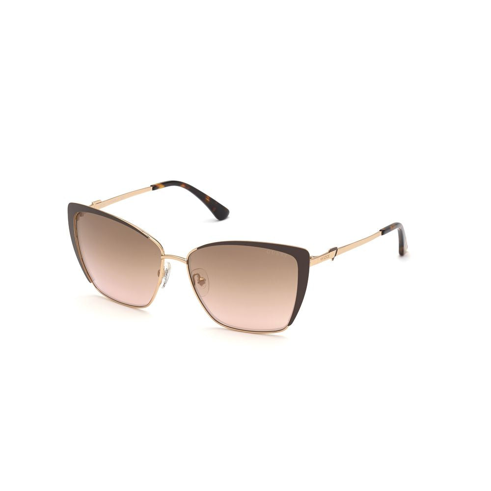 Guess Brown Metal Sunglasses | Regal Royce