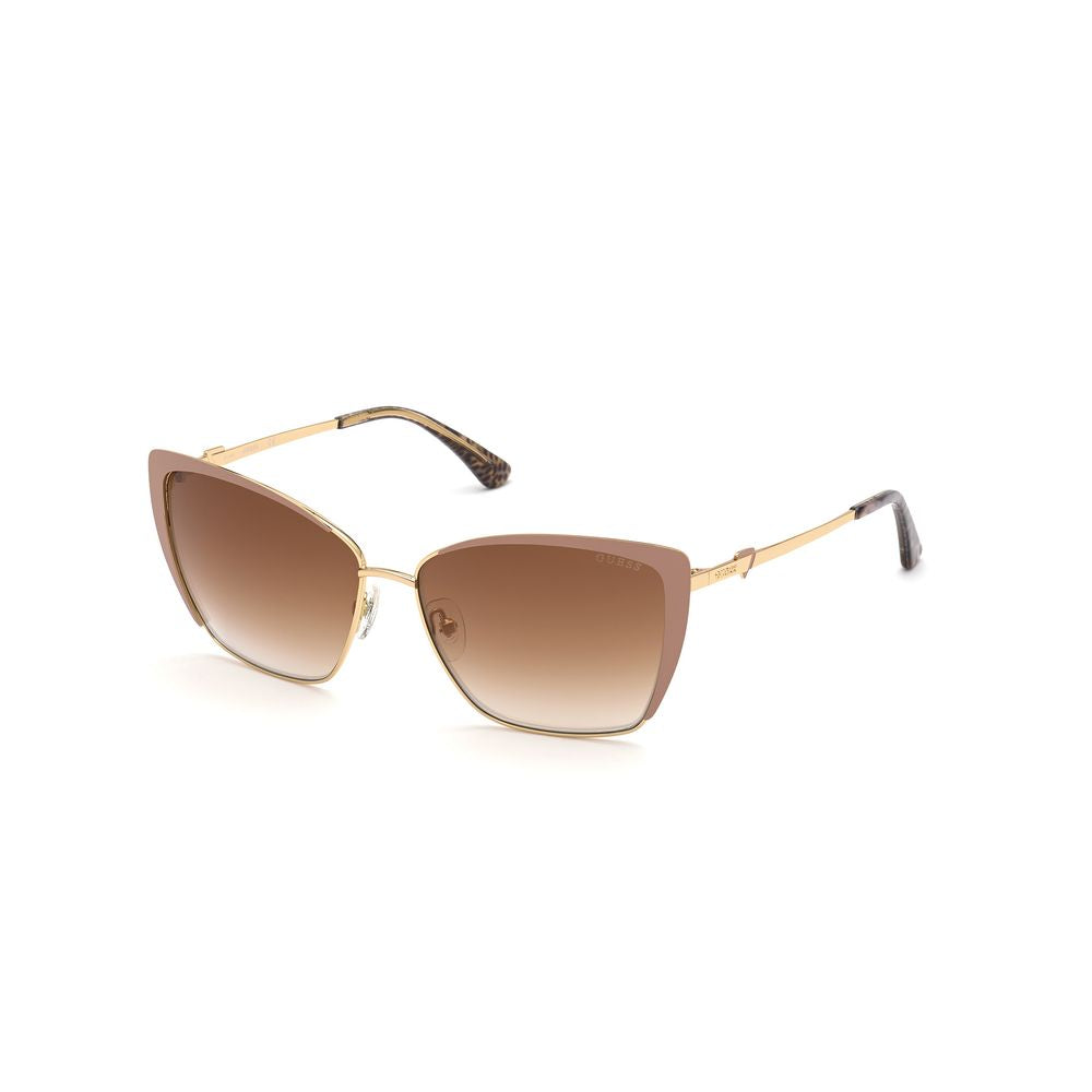 Guess Beige Metal Sunglasses | Regal Royce