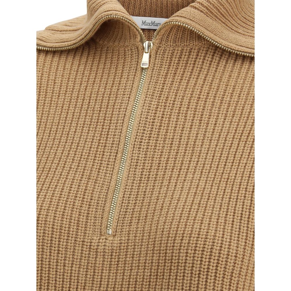 Max Mara Brown Wool Sweatshirt