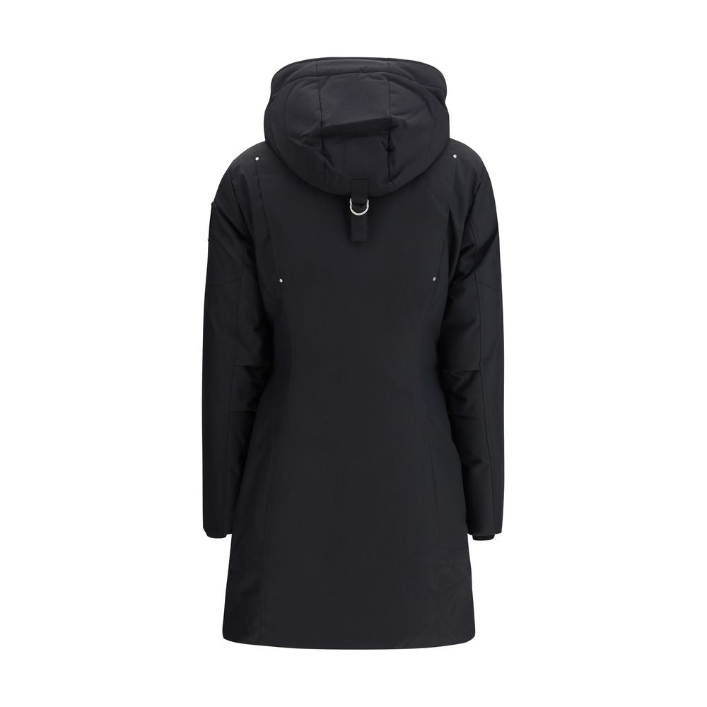 Moose Knuckles Black Polyester Parka