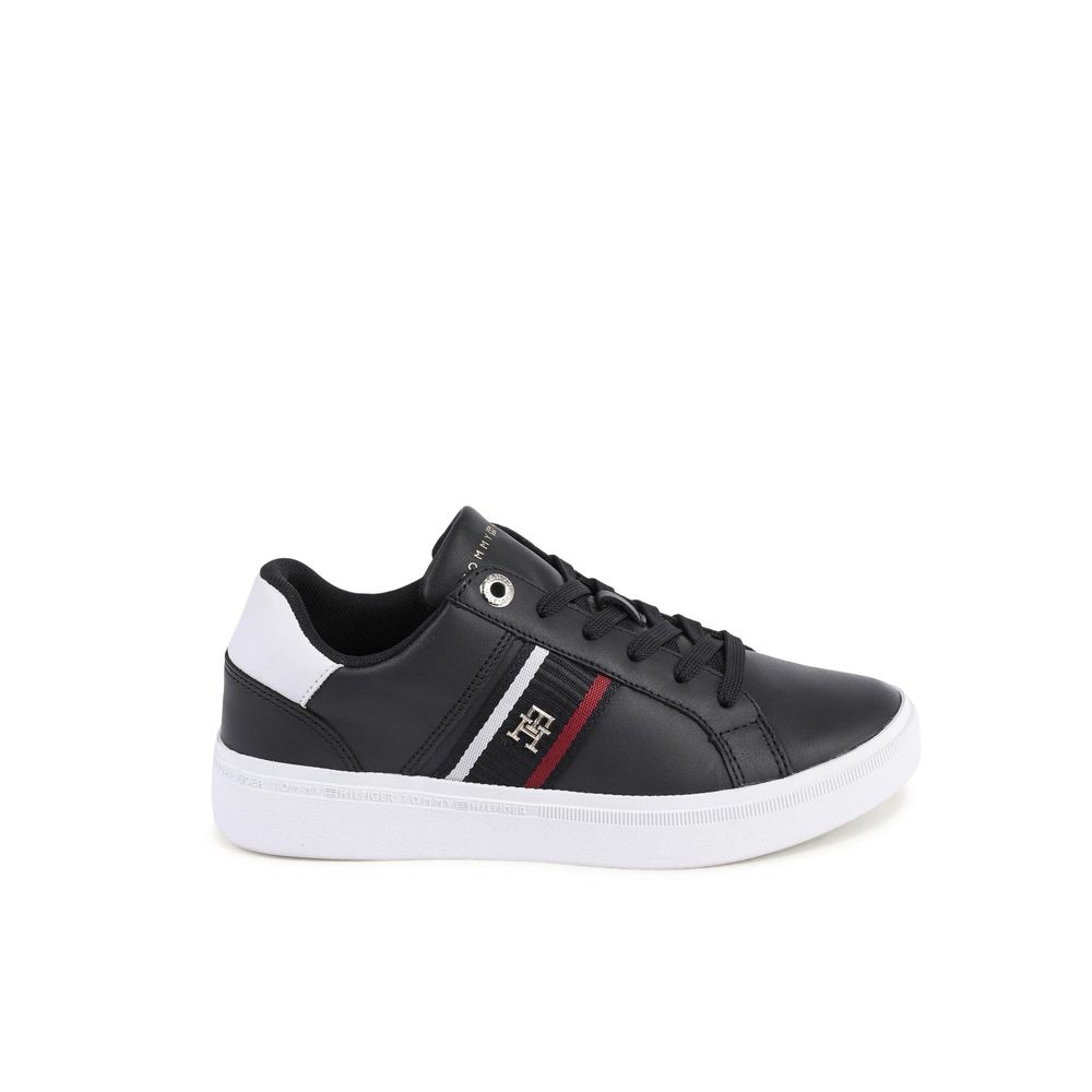 Tommy Hilfiger Blue Leather Low Top Sneakers