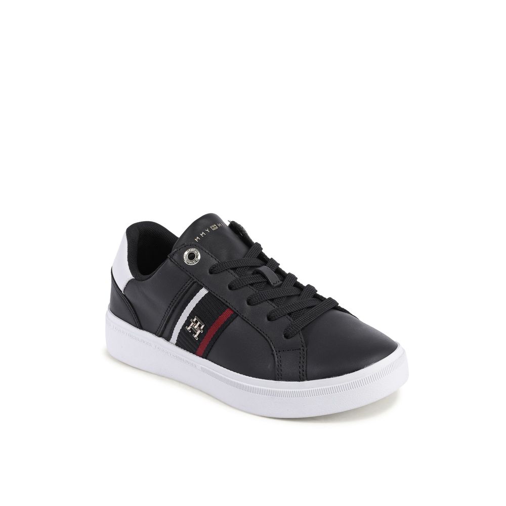 Tommy Hilfiger Blue Leather Low Top Sneakers