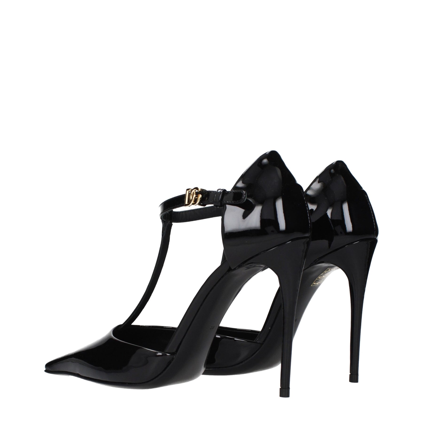Dolce & Gabbana Black Leather High Heel Pumps | Regal Royce