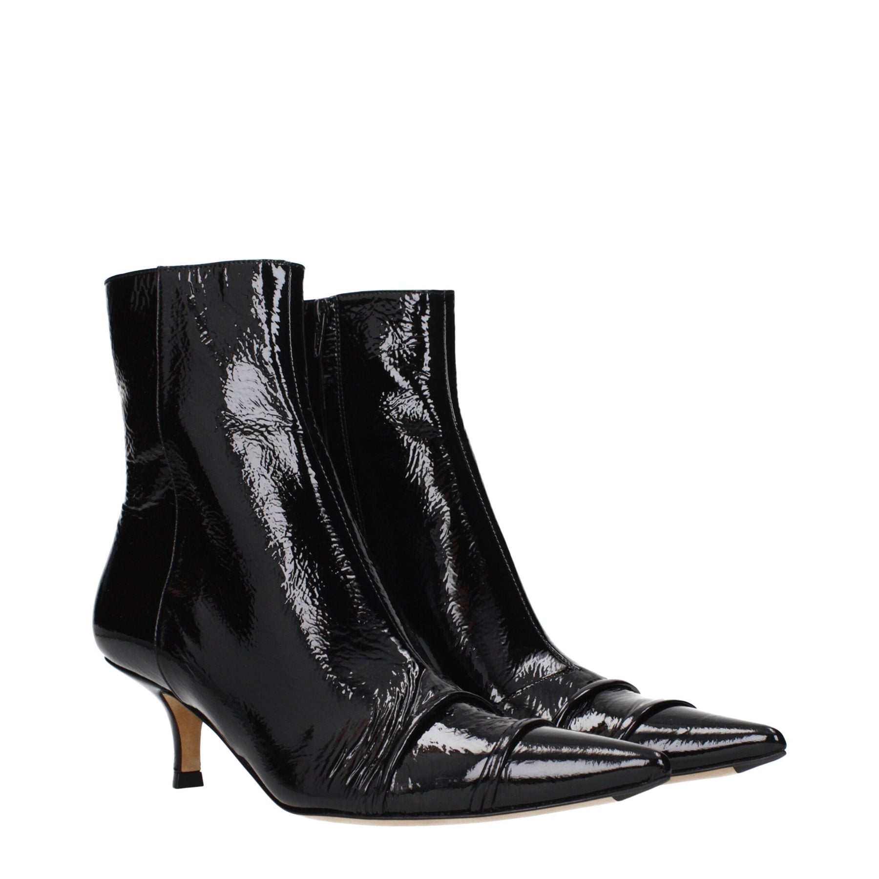 Maison Margiela Black Leather Ankle Boots | Regal Royce