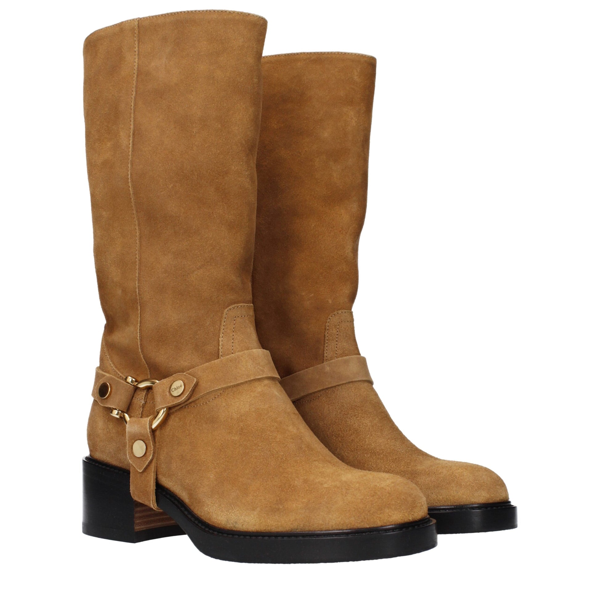 Chloé Brown Leather Ankle Boots | Regal Royce