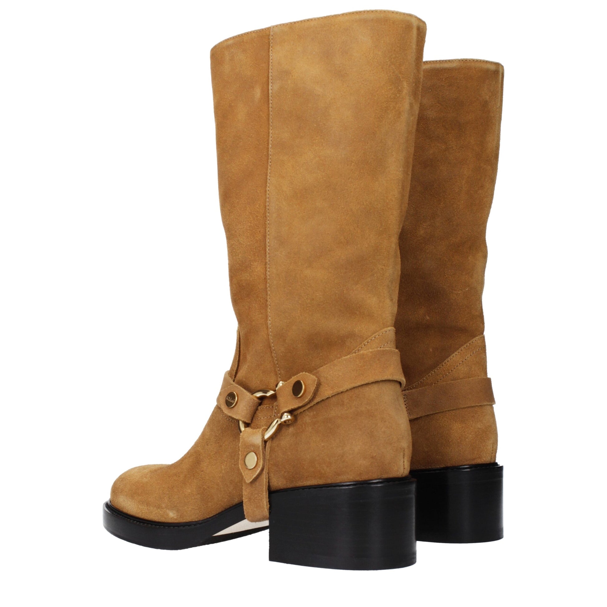 Chloé Brown Leather Ankle Boots | Regal Royce