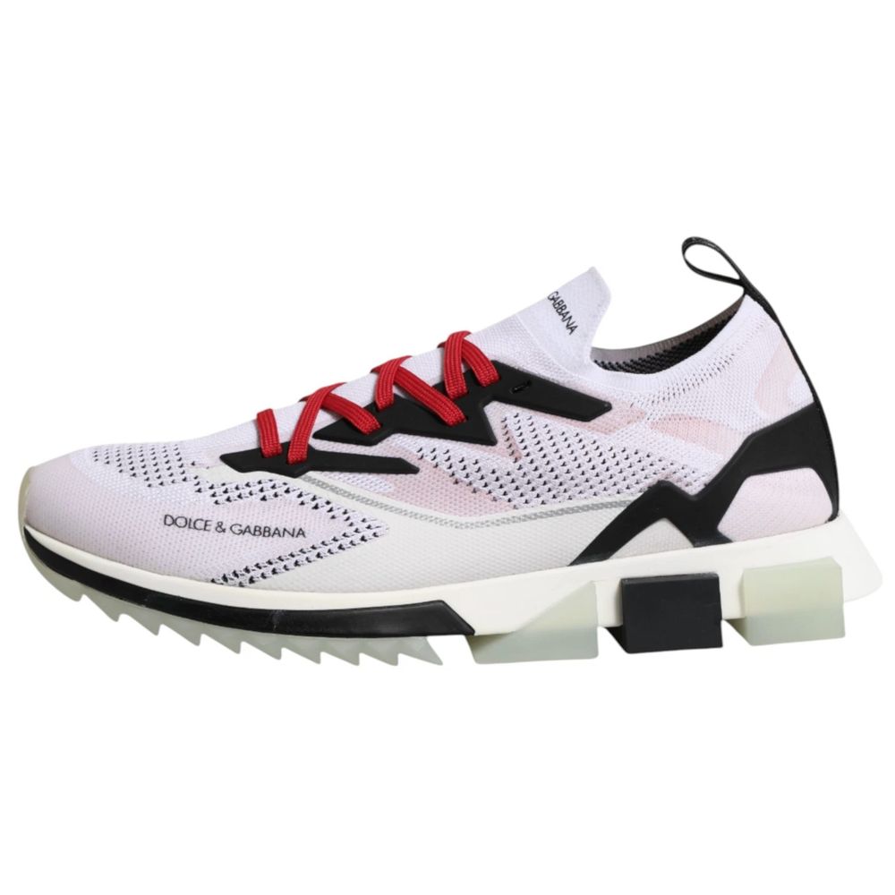 Dolce & Gabbana White Polyester Sneaker