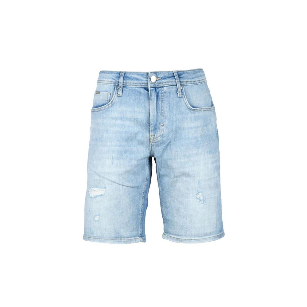 Antony Morato Blue Cotton Bermuda Shorts | Regal Royce