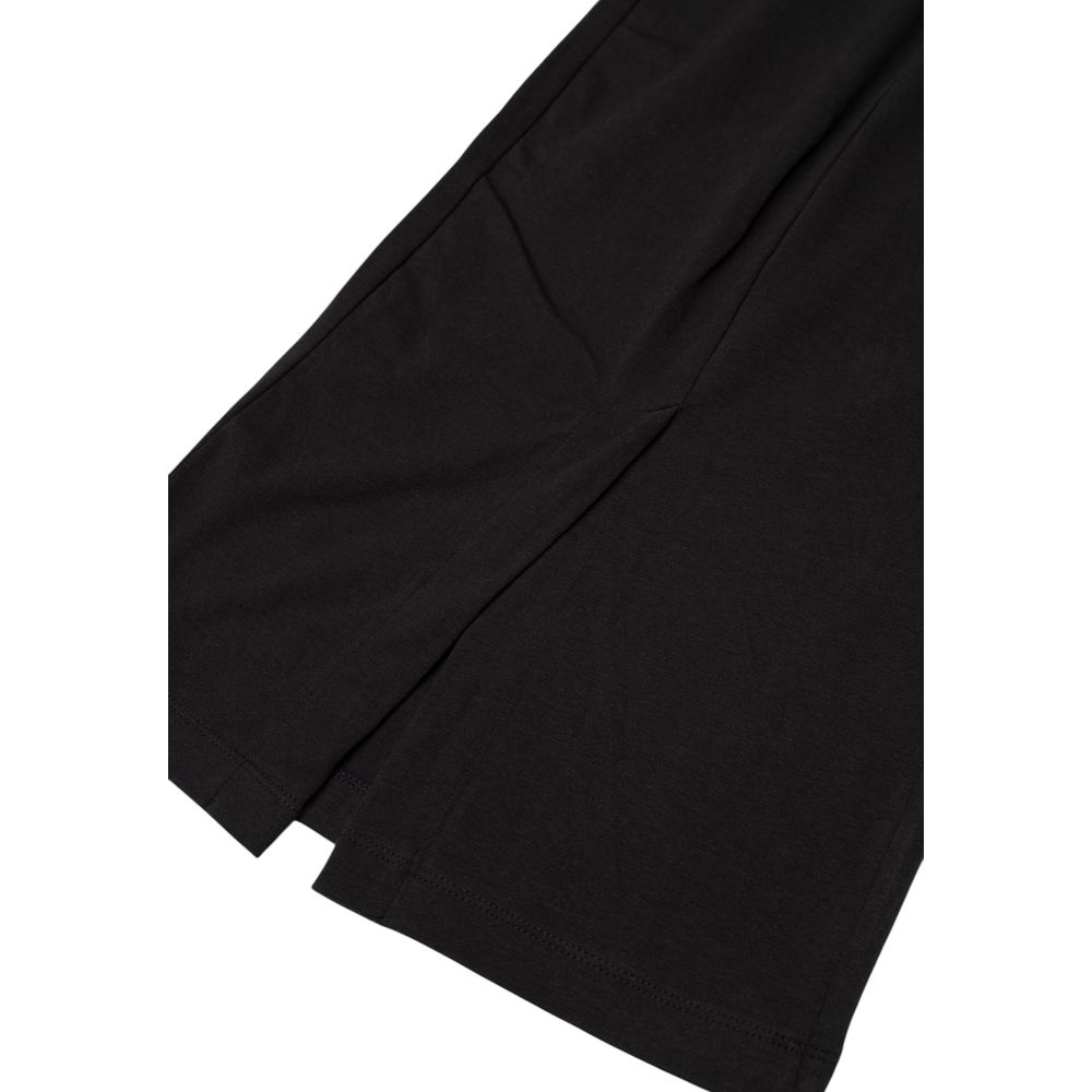 Puma Black Cotton Long Skirt | Regal Royce