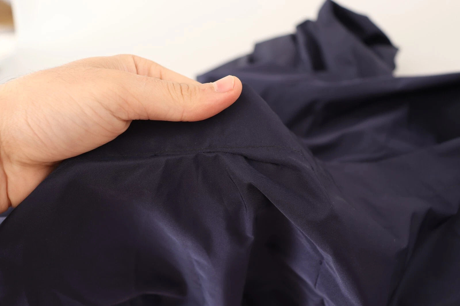 P.A.R.O.S.H. Navy Blue Sleeveless Round Neck Mermaid Long Dress | Regal Royce