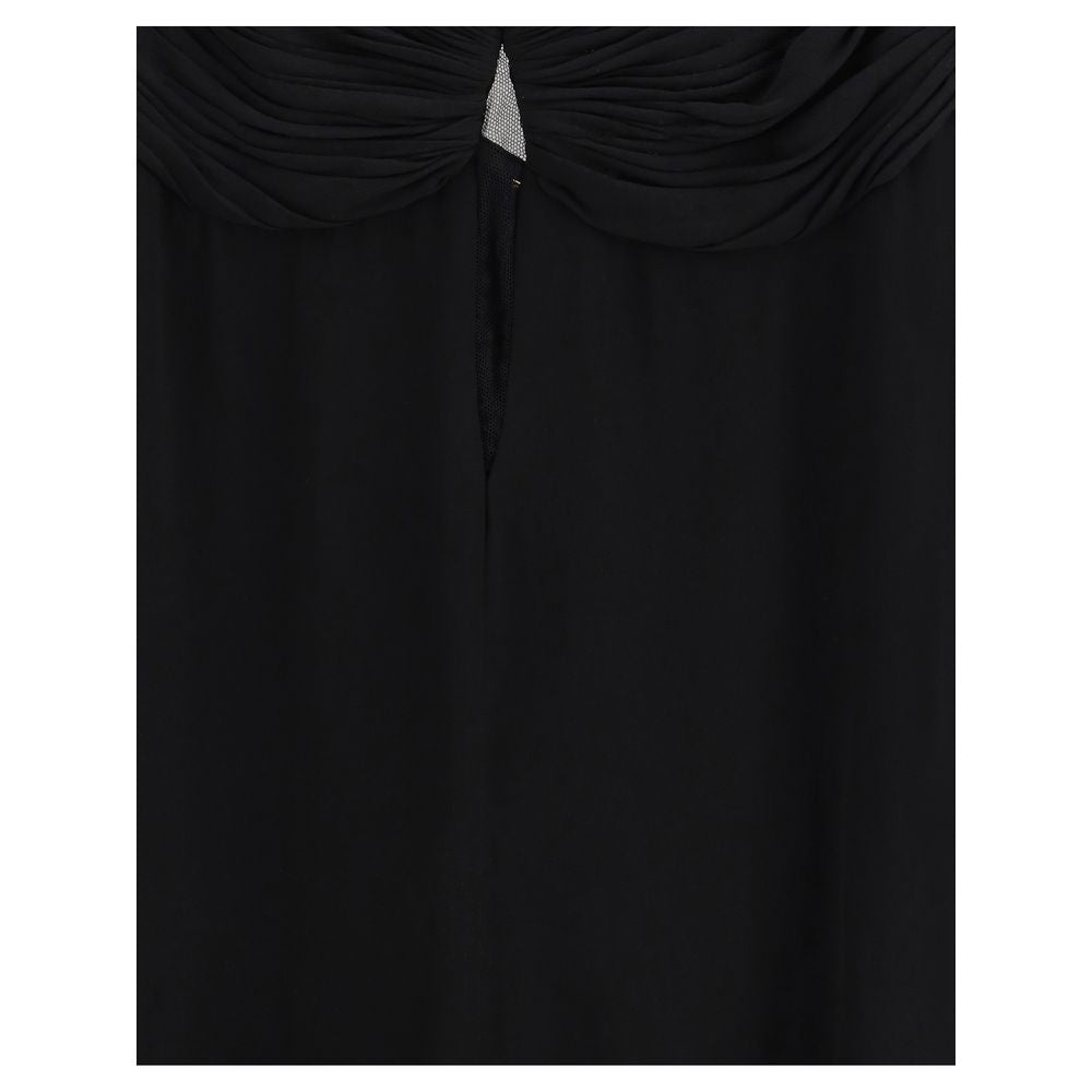 Saint Laurent Black Viscose Casual Dress | Regal Royce