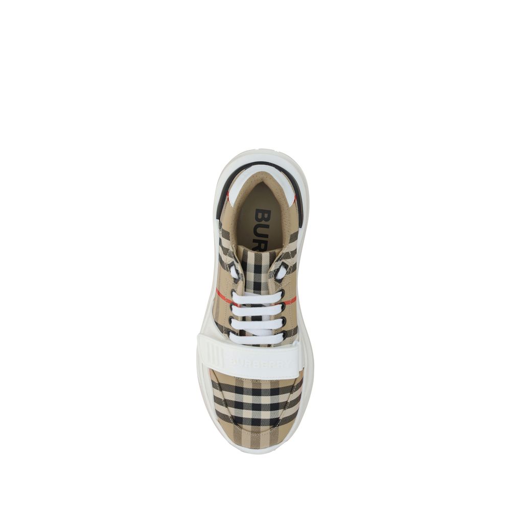 Burberry Beige Rubber Athletic Sneakers | Regal Royce