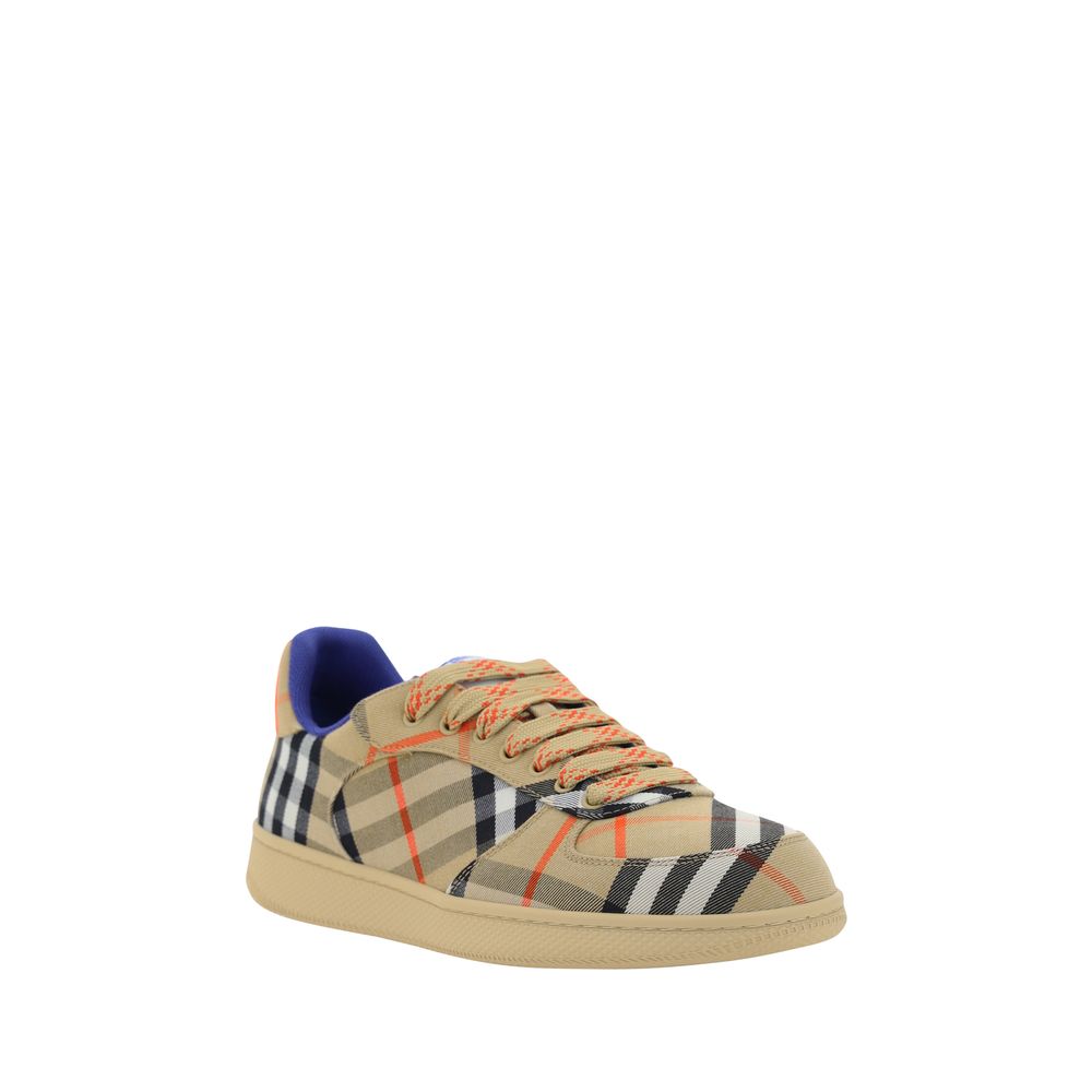 Burberry Beige Polyester Low Top Sneakers | Regal Royce