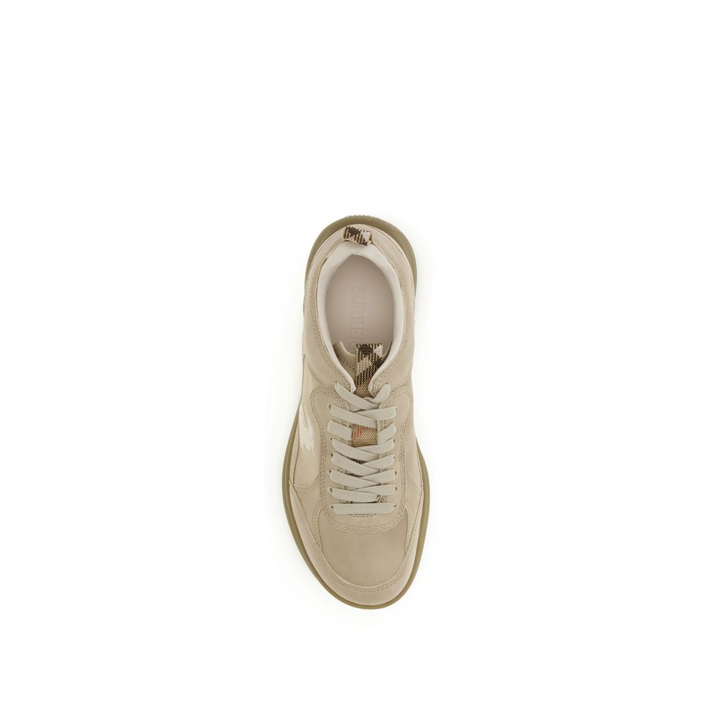 Burberry Beige Lamb Ovis Aries Aries Athletic Sneakers | Regal Royce