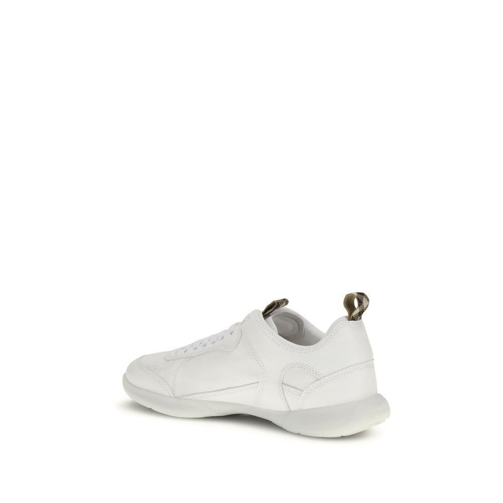 Burberry White Lamb Ovis Aries Aries Athletic Sneakers | Regal Royce