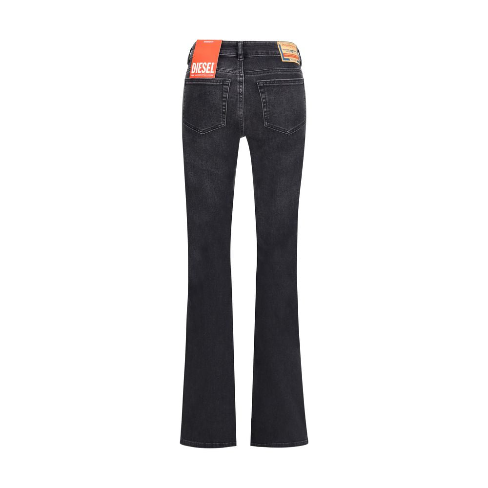 Diesel Black Cotton Bootcut Jeans | Regal Royce