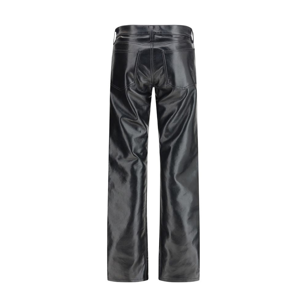 Agolde Black Leather Pants | Regal Royce