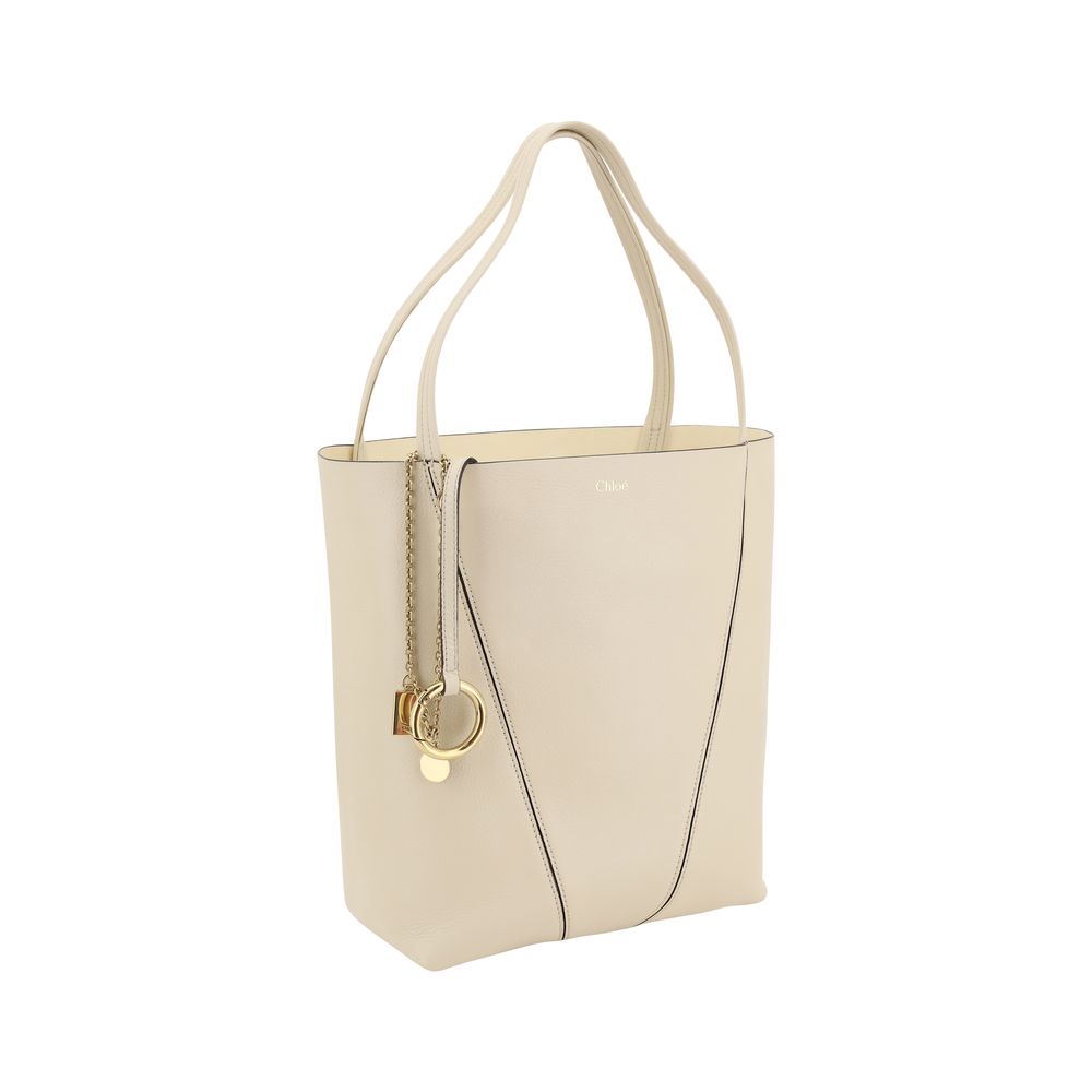 Chloé Cream Calf Leather Bos Taurus Shoulder Bag | Regal Royce